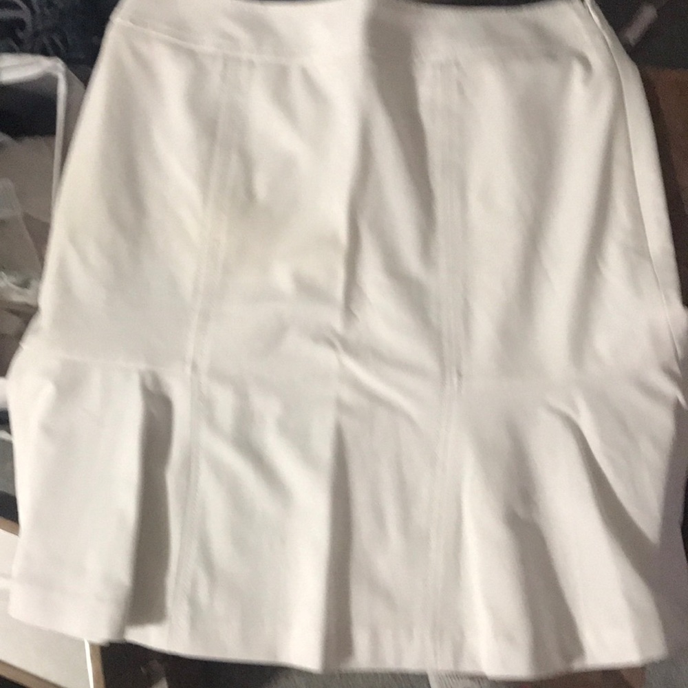 White skirt